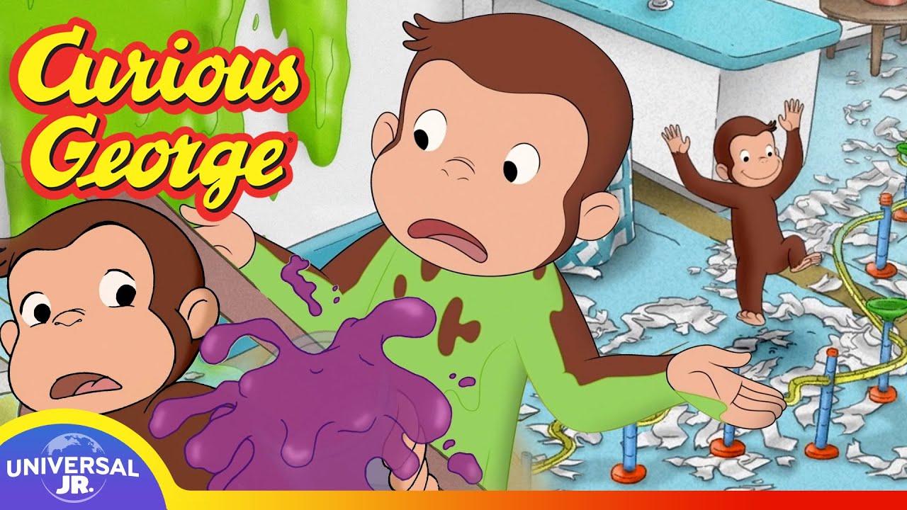 What a Mess! George's Silliest Spills 🤪 | CURIOUS GEORGE