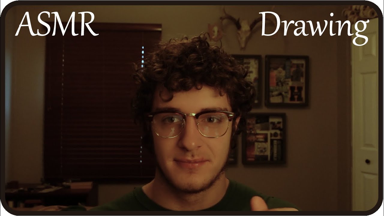 Warm Gentle Drawing ASMR 🤍 Whispers for a Soft Night In | Part 2