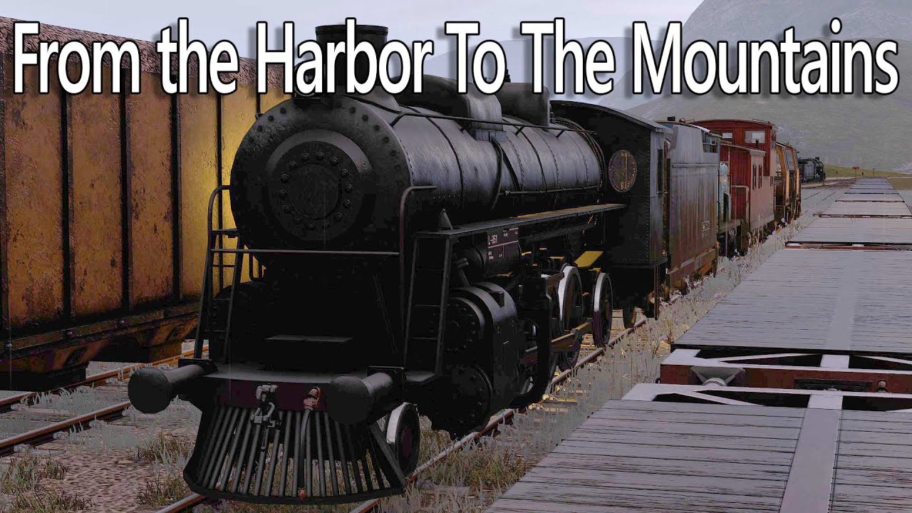 From The Harbor to Iron Mine East - Derail Valley Time Lapse