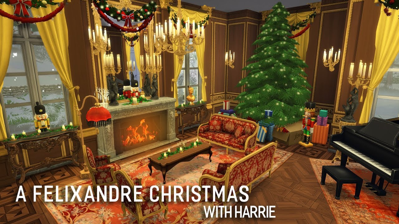 The Sims 4 Speed Build - A Felixandre Christmas w/ Harrie