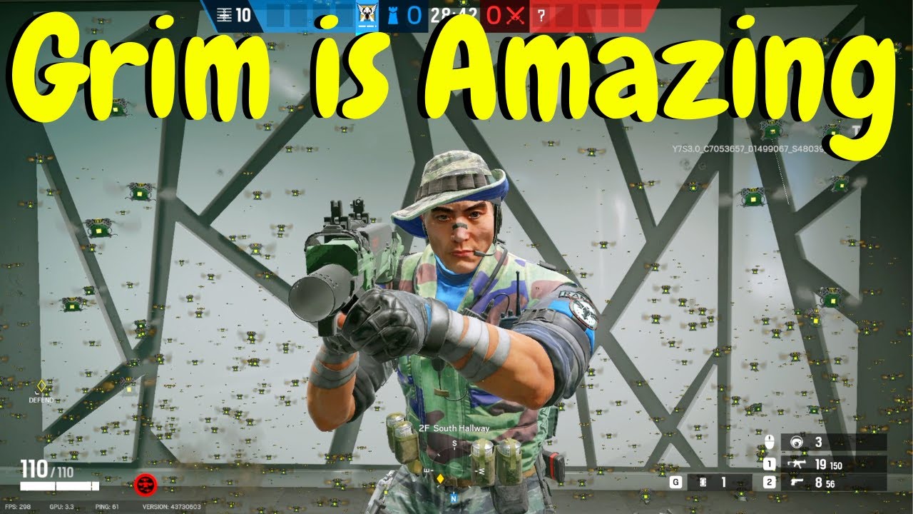 New Operator Grim is Finally Here in Rainbow Six Siege (Brutal Swarm Gameplay)
