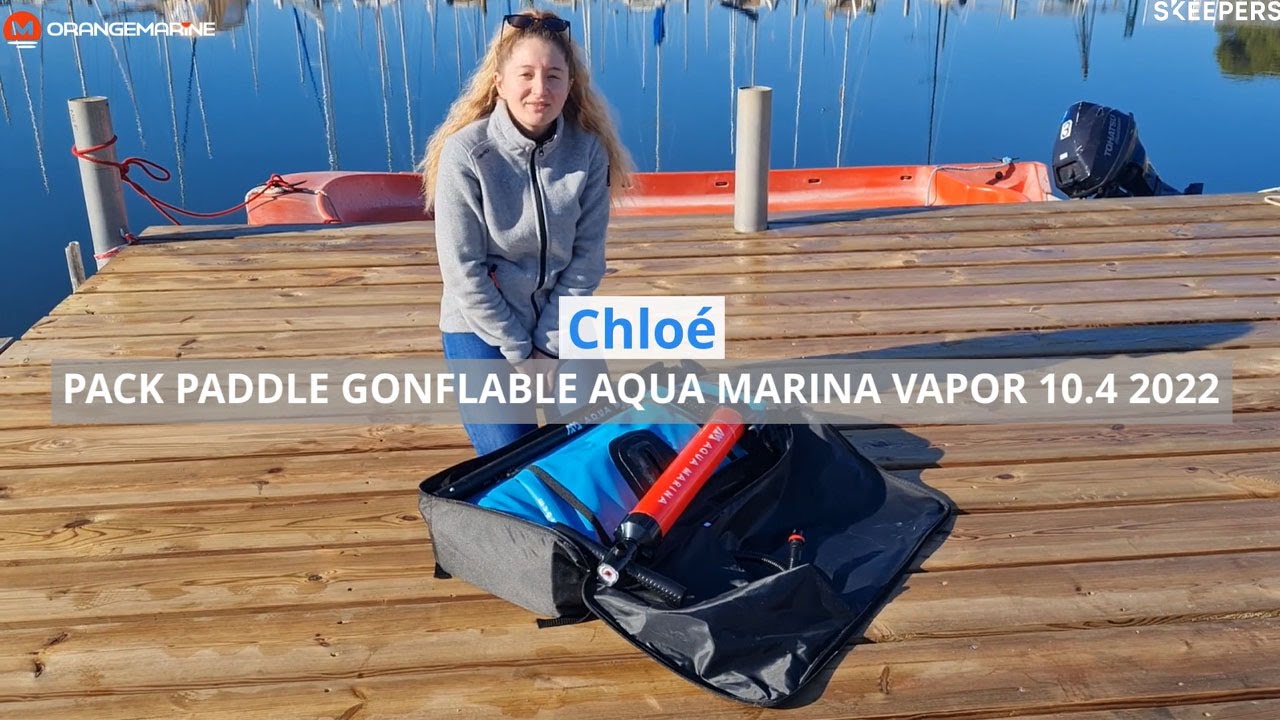 Test client - Pack paddle gonflable Aqua Marina Vapor 10.4 2022 | Orange-marine.com