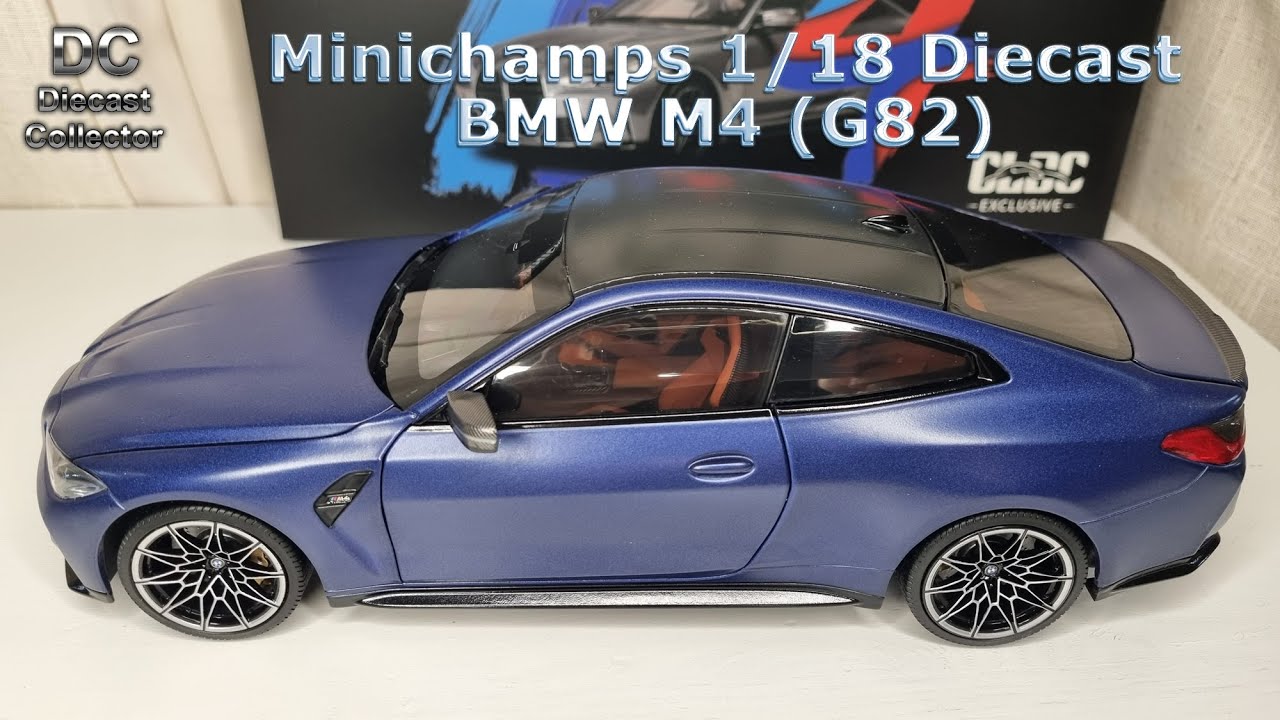 Minichamps - BMW M4 (G82) - литьё под давлением в масштабе 1/18 - подробный обзор