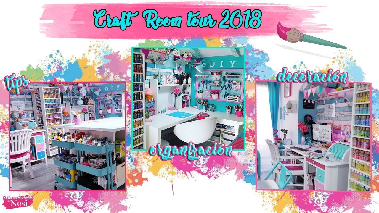 CRAFT ROOM TOUR. OS ENSEÑO MI NUEVO TALLER