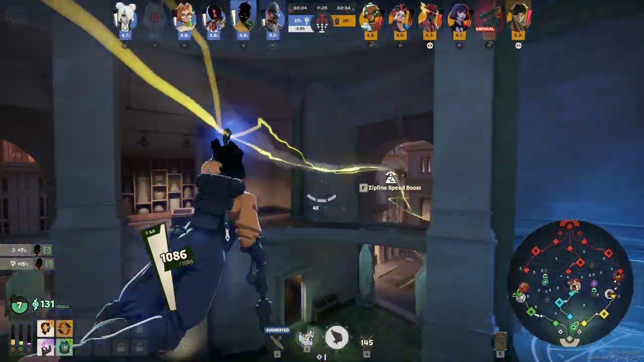 Deadlock - partida mais longa em party (6p)