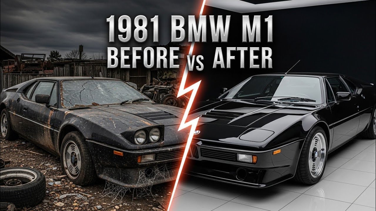 1981 BMW M1 Full Car Restoration | From Old To Gold