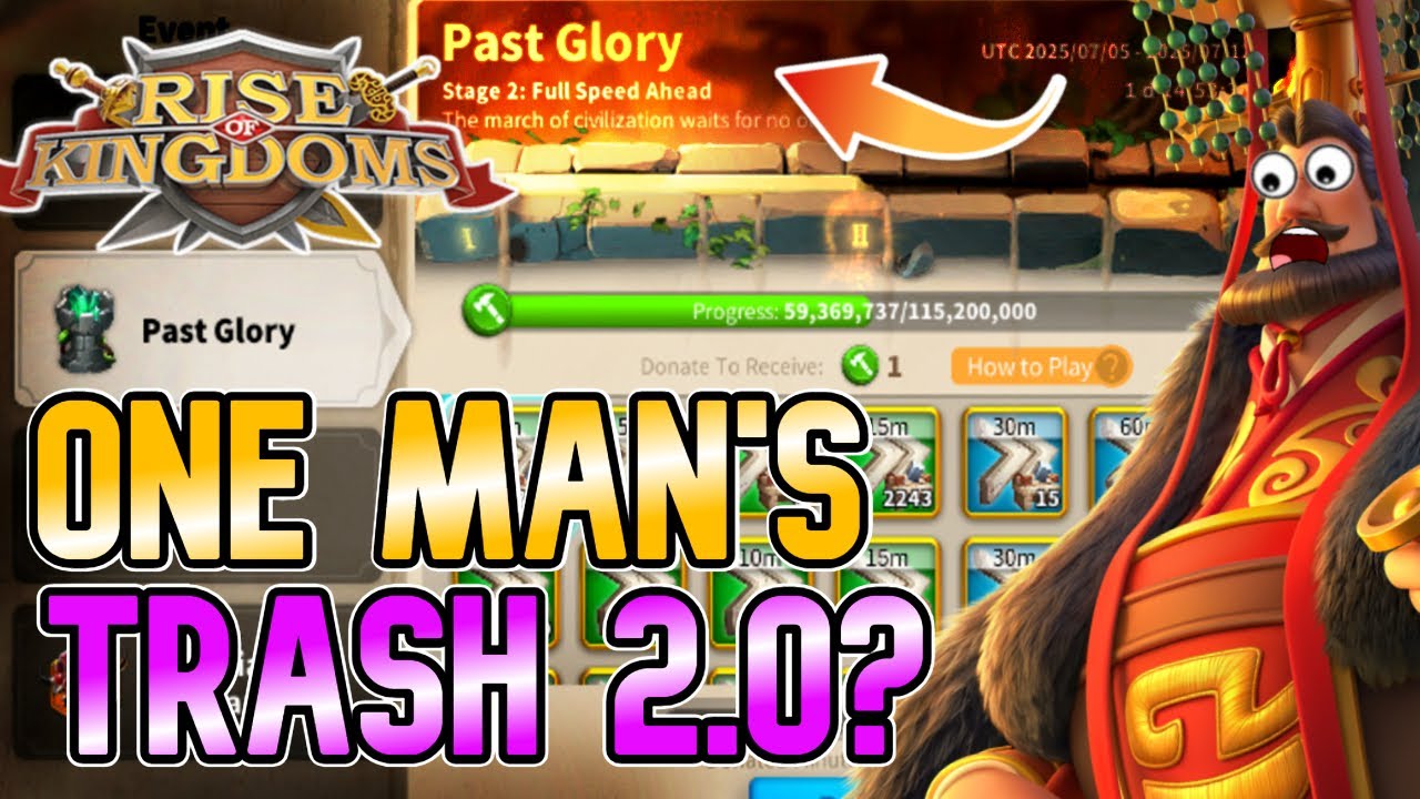 NEW Past Glory Stage...Trash or Treasure? | Rise of Kingdoms
