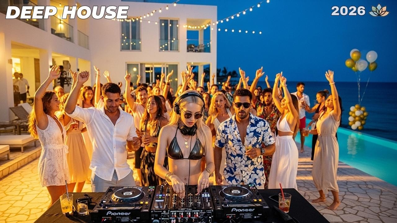 Deep House Sunset Vibes 2026 🍓 Tropical Deep House & Chill Lounge Music Summer Mix #4k