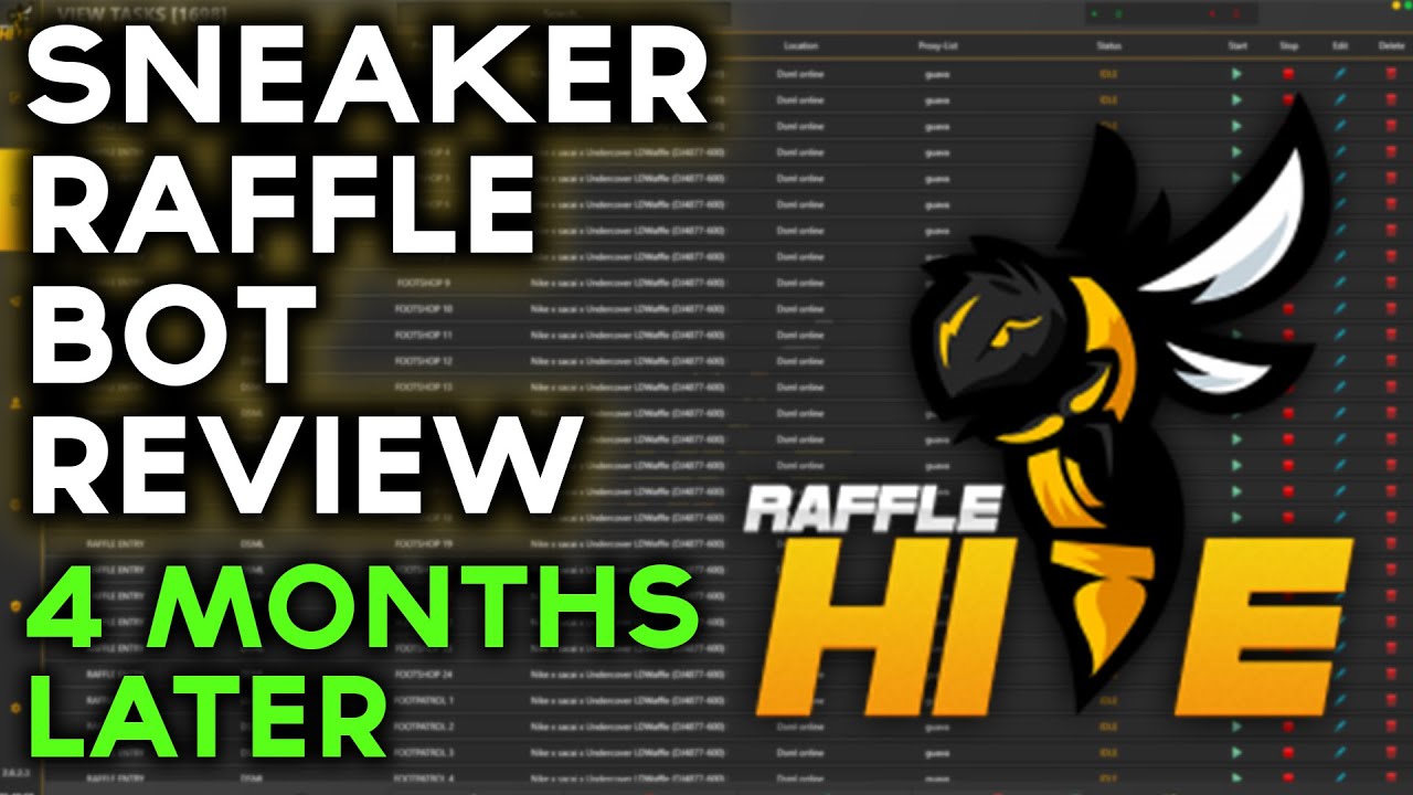 RaffleHive Sneaker Bot Review 4 Months Later - Is It STILL The BEST Raffle Bot?!