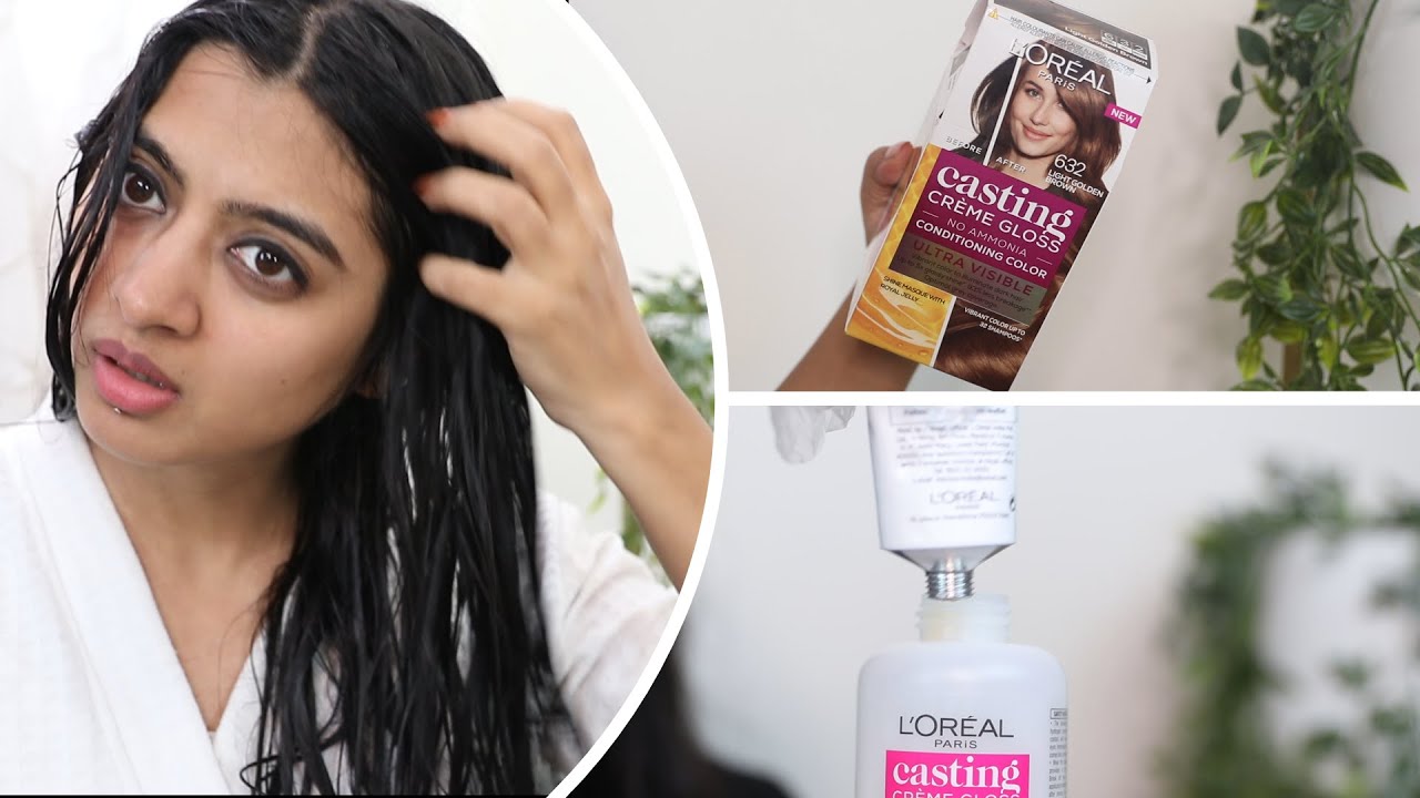 Как использовать краску для волос Loreal дома | Краска для волос L'Oréal Paris Casting Crème Glos...