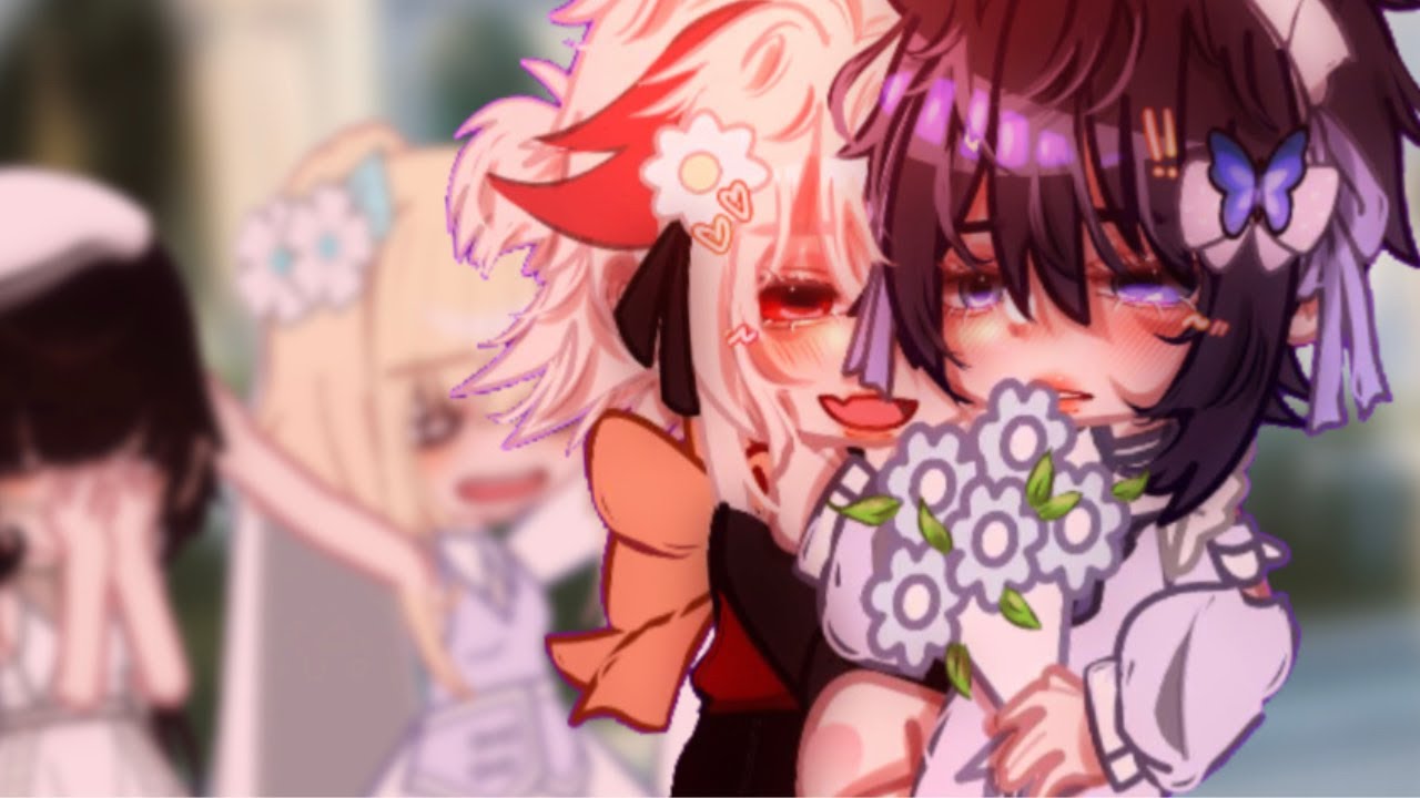 💐,,Caught the flowers 🌺 || Gacha meme || Genshin Impact(modern au) || kazuscara [not og]
