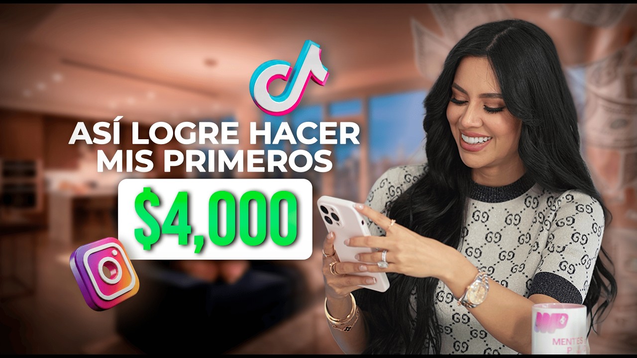 5 Maneras Diferentes Para Hacer $4,000 Dolares Con Redes Sociales Desde Casa | Maria Prieto