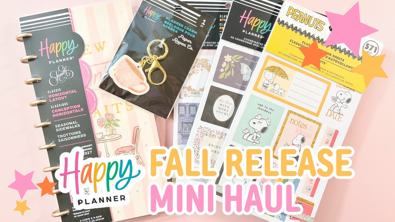 Мини-обзор осенней коллекции Happy Planner 🍂 | Немного приятных мелочей!