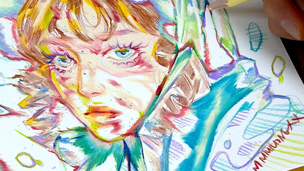 ✨ COLORED PENCIL BEAUTIFUL PROCESS ✨
