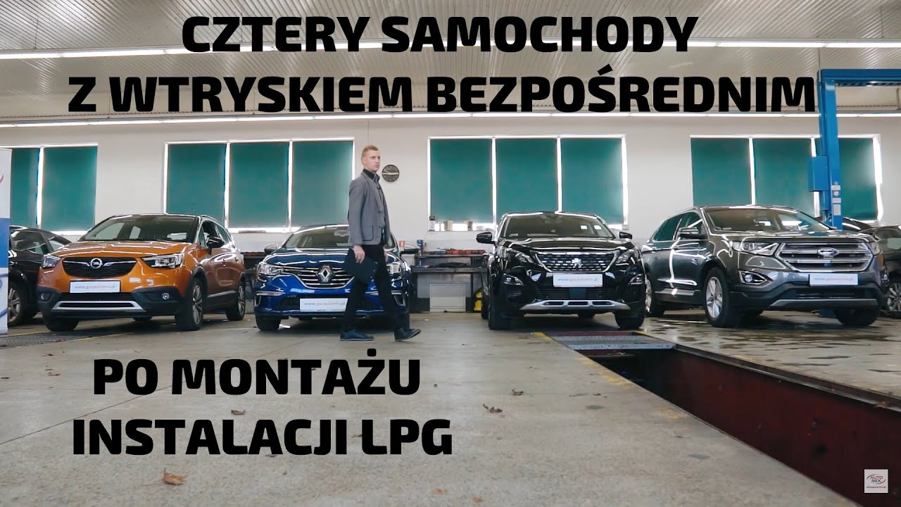 Opel Crossland X, Renault Megane, Peugeot 3008 i Ford Edge po montażu instalacji gazowej