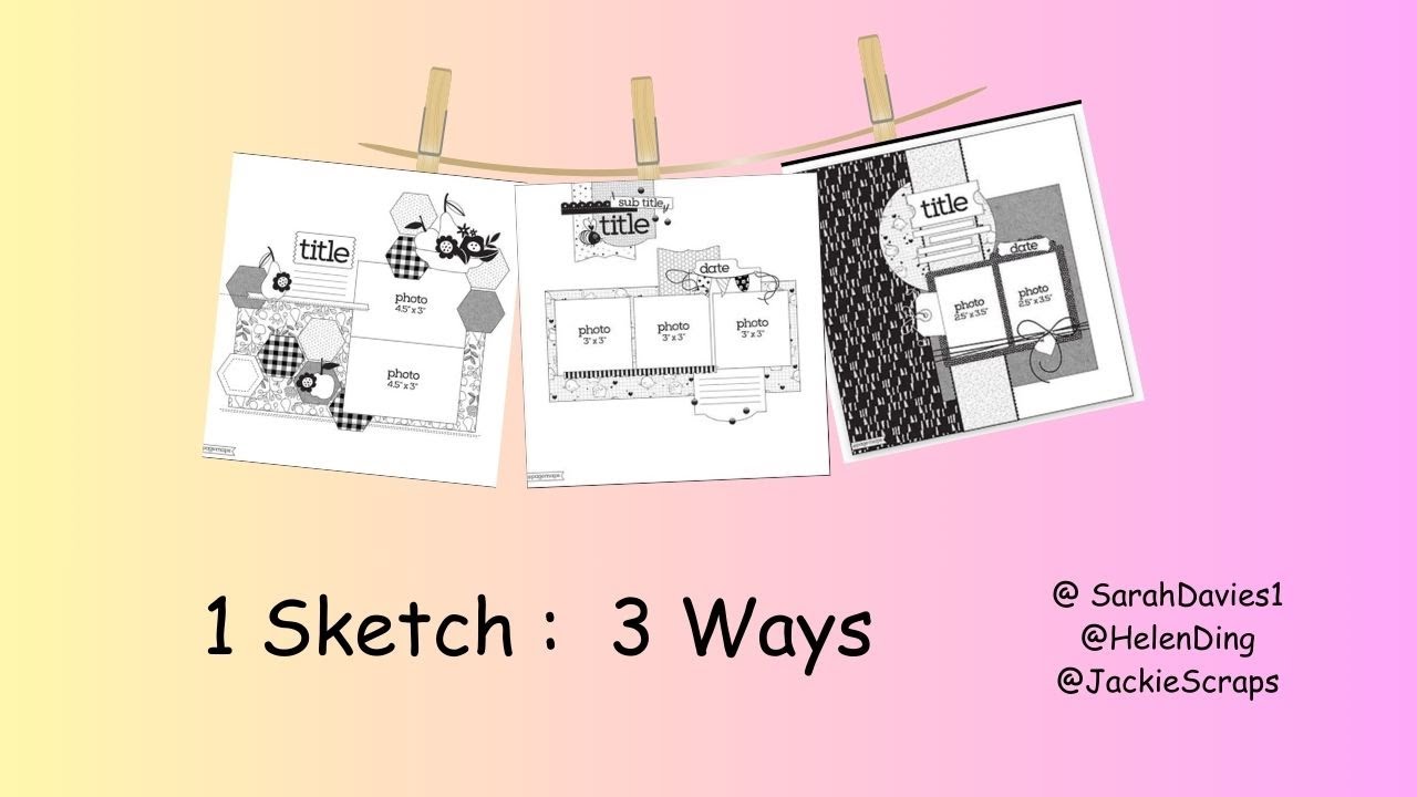 1 Sketch : 3 Ways - October 2025 | Vicki Boutin - Where to Next?