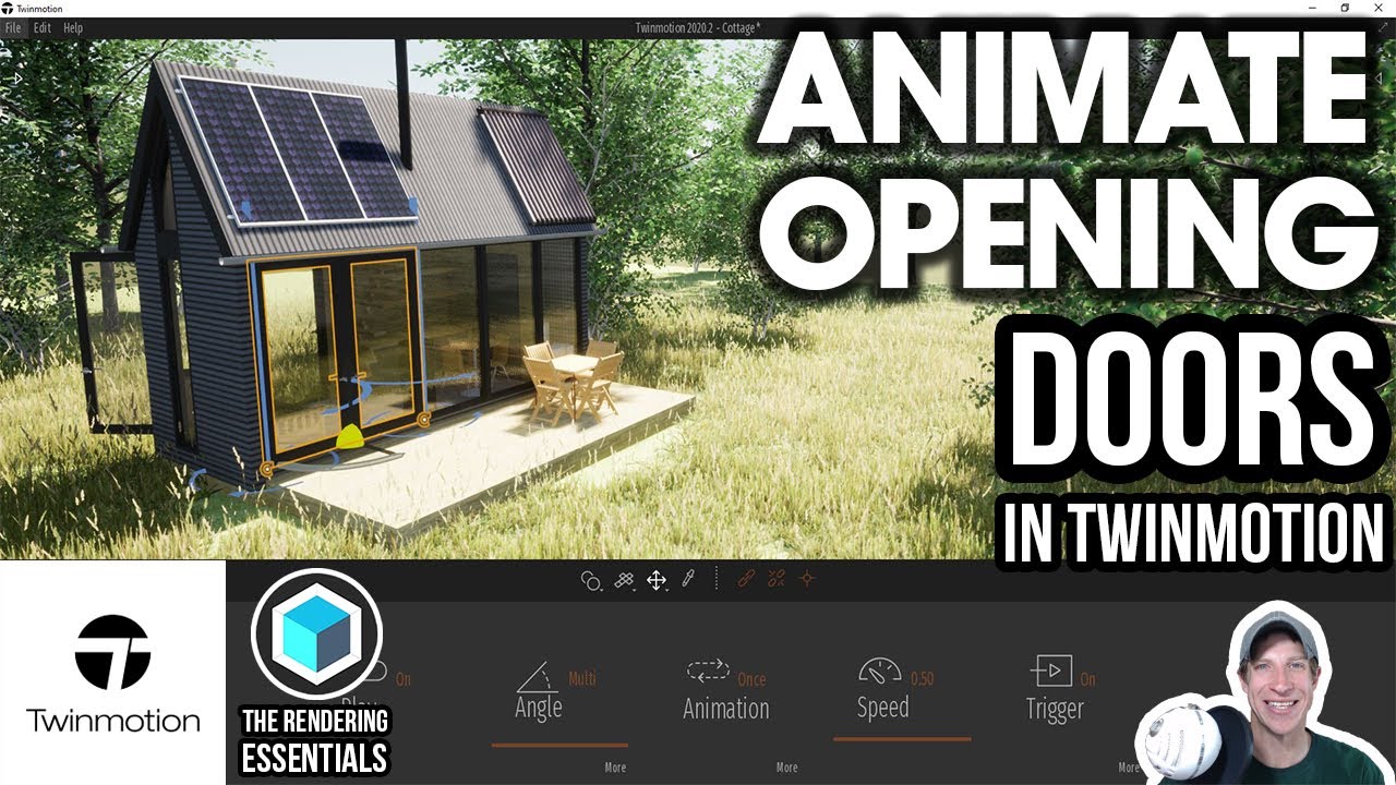 Animating OPENING AND CLOSING DOORS in Twinmotion!
