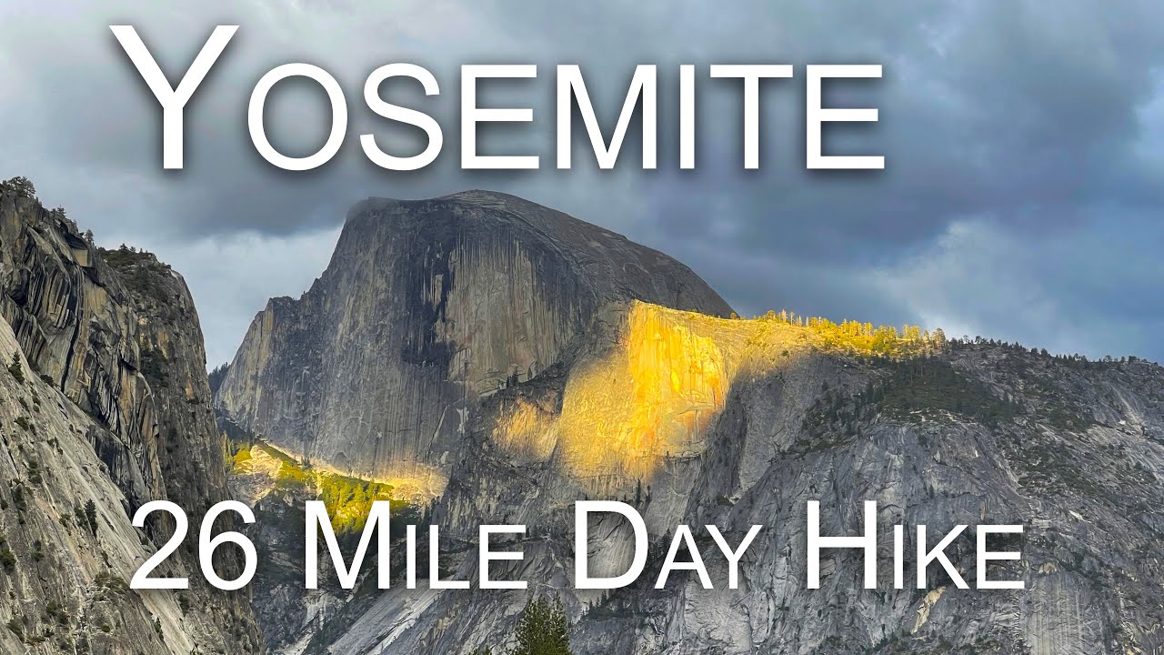A 26 Mile Hike in the Yosemite National Park | 4K POV.