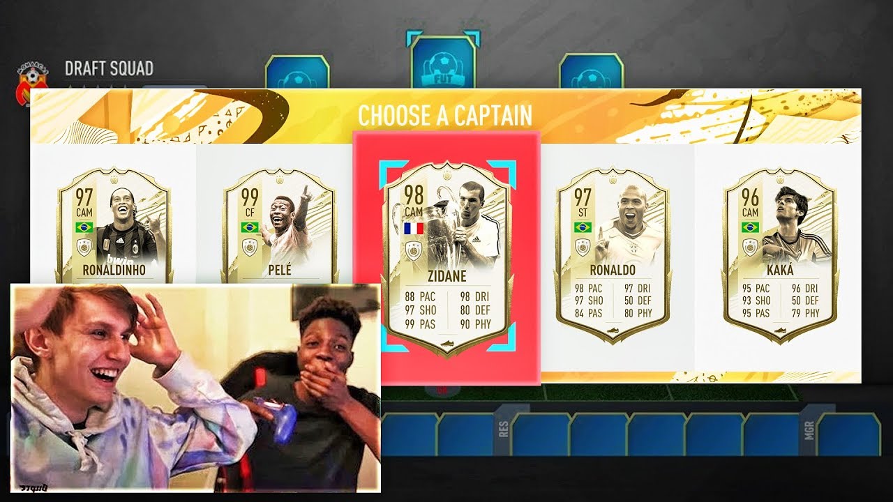 FULL *NEW ICONS* 190 FUT DRAFT vs SV2! (FIFA 20)