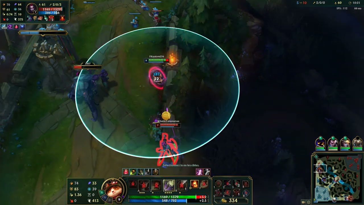 Teemo VS Yonne S12 Top lane, catch me if you can...