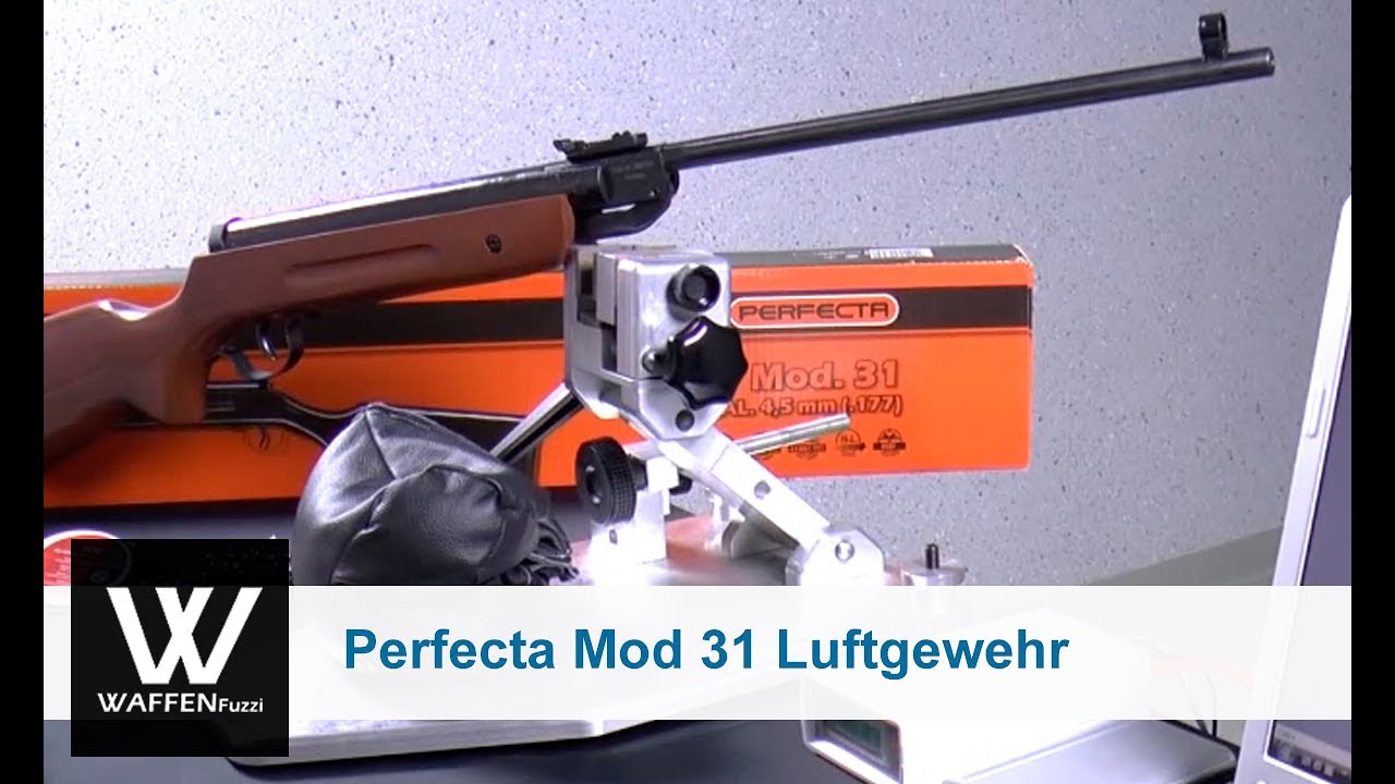 Perfecta Mod 31, Luftgewehr Schusstest, www.waffenfuzzi.de