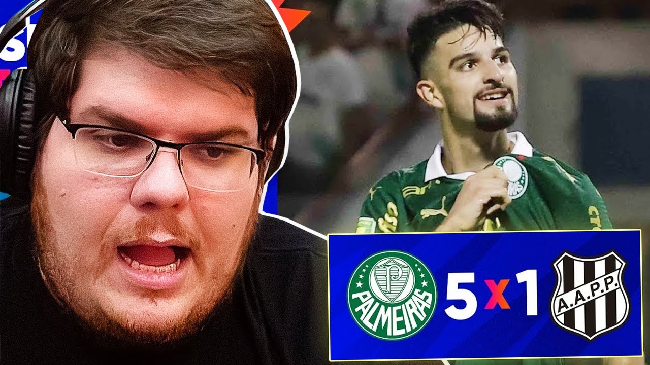 CASIMIRO REAGE A PALMEIRAS 5X1 PONTE PRETA - MELHORES MOMENTOS #casimiro