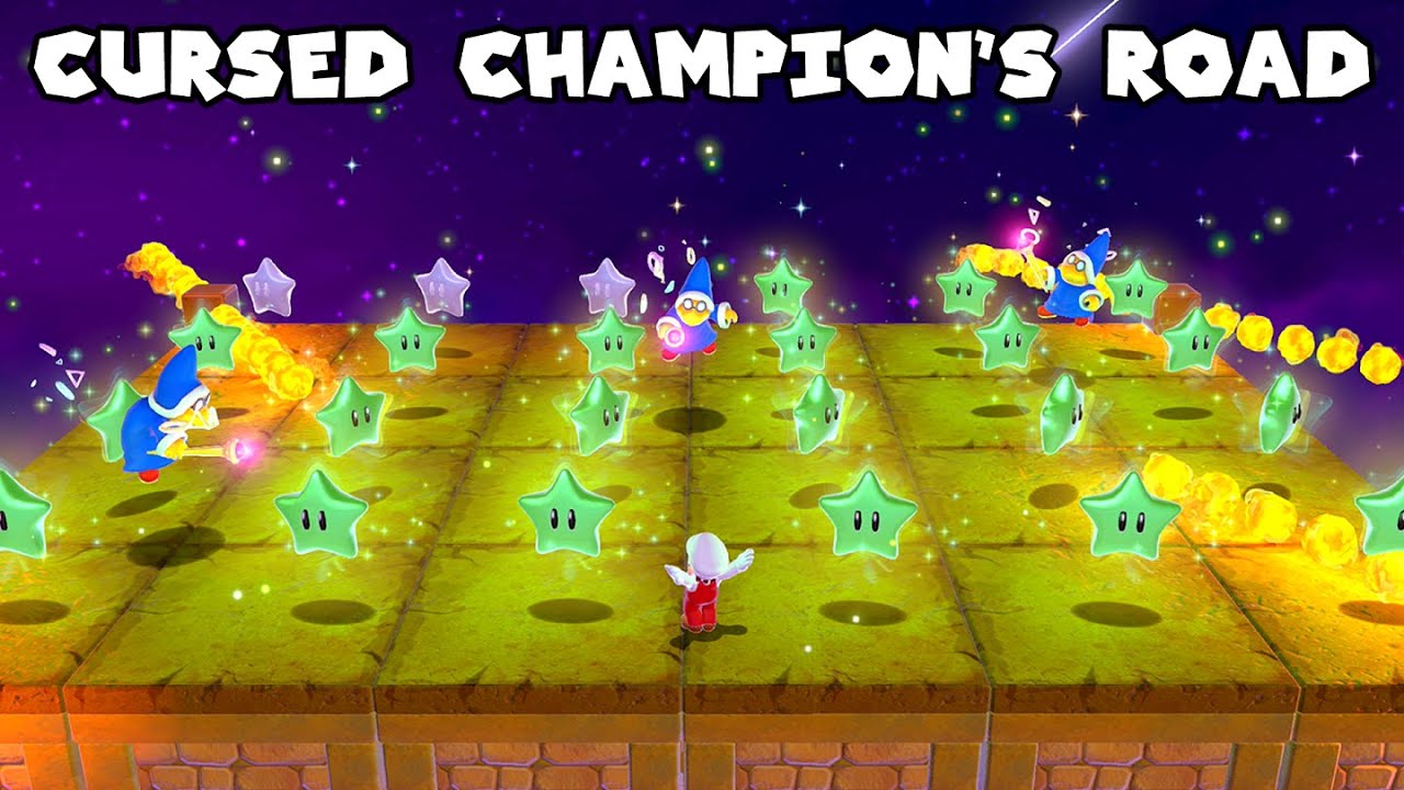 What If Champion's Road Was Cursed in Super Mario 3D World?