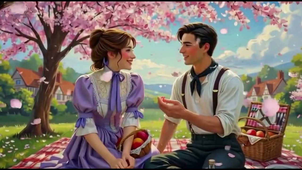 Peaceful Day in an English Victorian Village | Ghibli-Style Relaxing Story