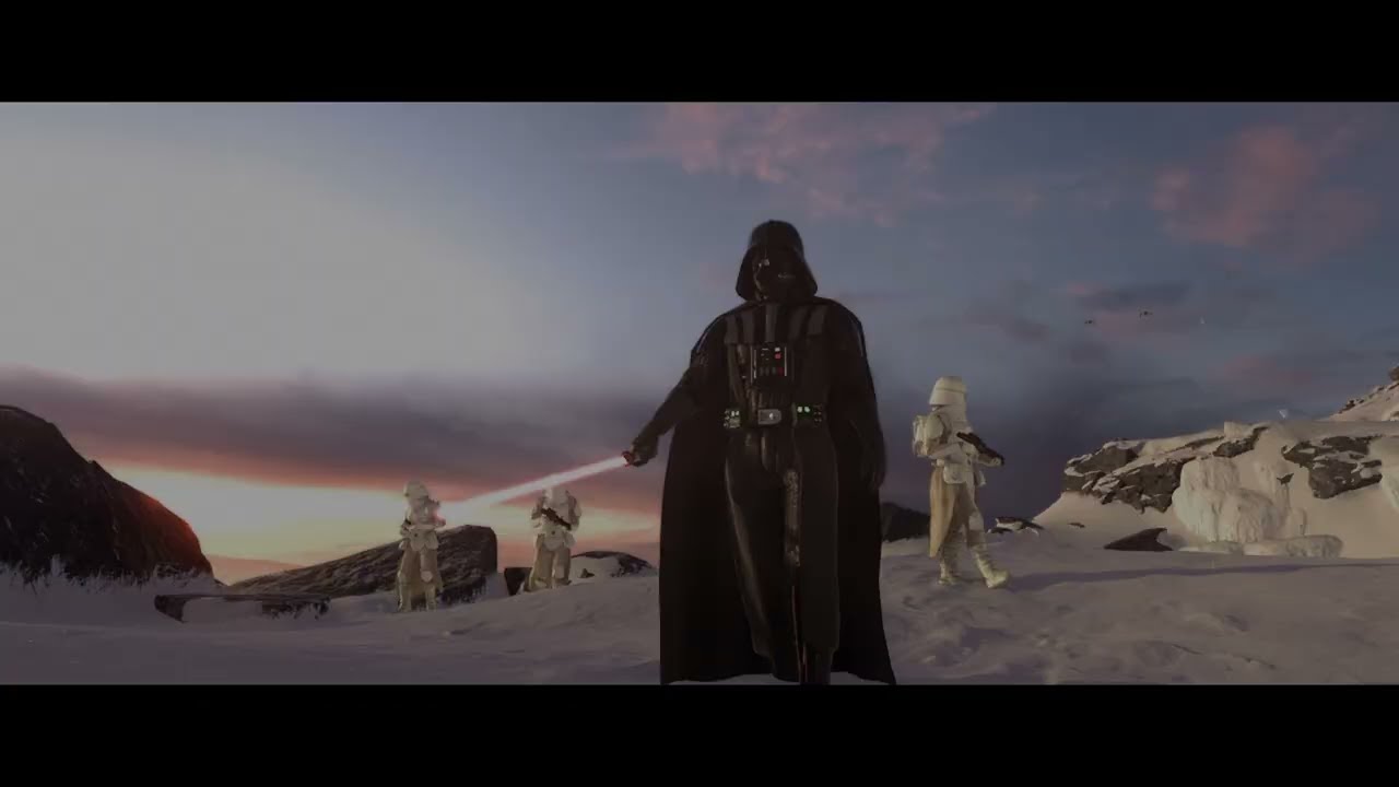 STAR WARS Battlefront Mission/battle BATTLE ON HOTH Hero/none hero Normal Difficulty first time play