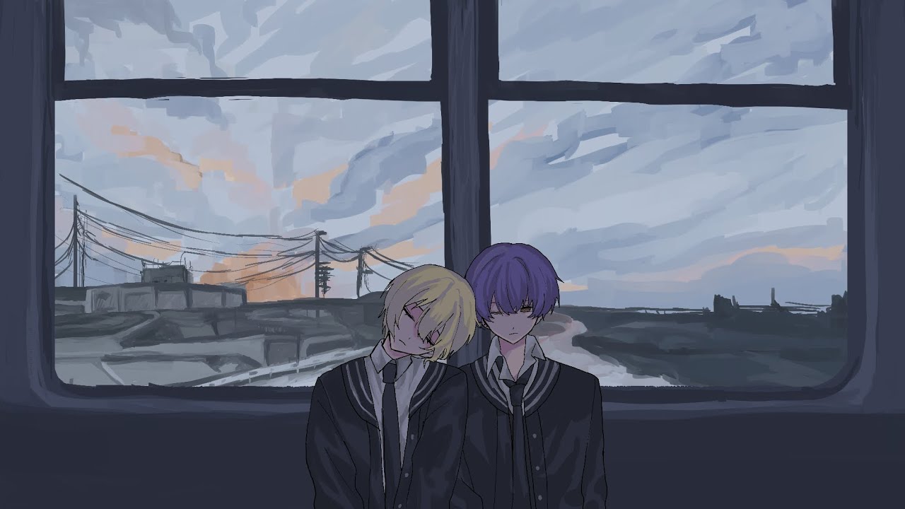 【手描きにじさんじ】遠く、遠く、遠く。