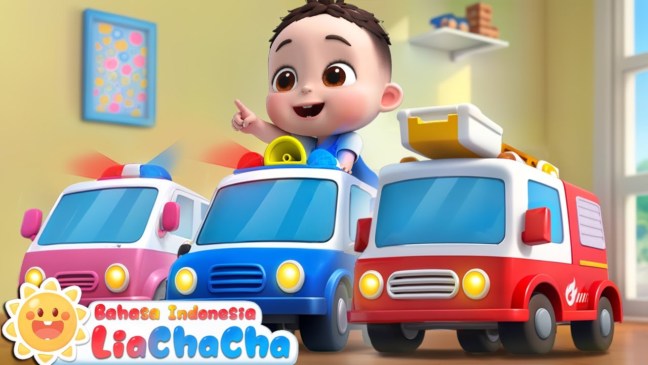 Merakit Mobil Mainan! 🚗🔧 | Lagu Anak-anak Seru | Baby Shark | Bayi Hiu | LiaChaCha Bahasa Indonesia