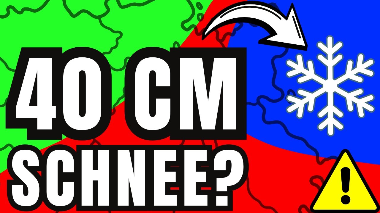 ❄️ SCHNEE-BOMBE über der Mitte: 30-40cm Neuschnee in wenigen Stunden? 🚜⚠️