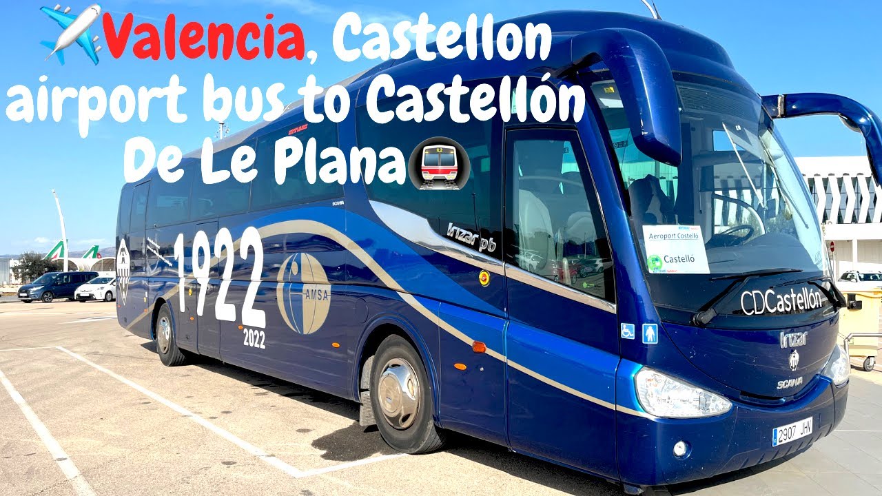 Valencia, Castellón airport bus to Castelló De La Plana 🚇 Tickets, views 🇪🇸