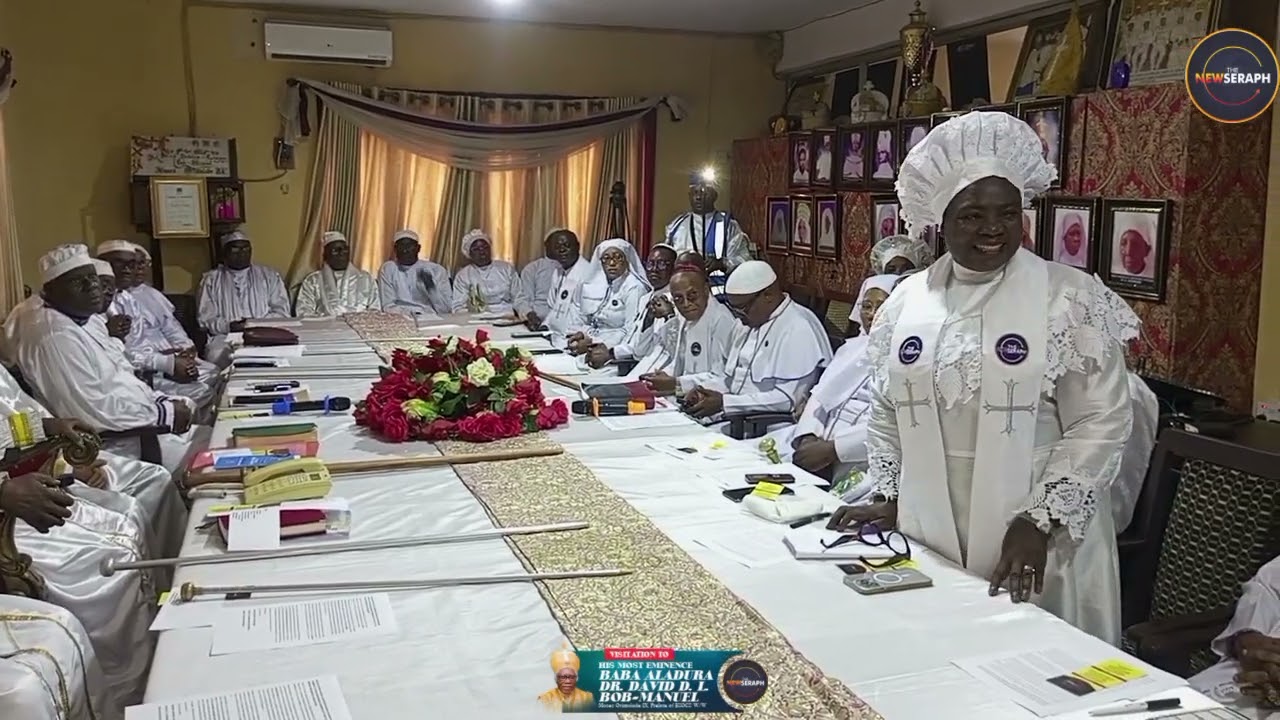 The New Seraph visits His Most Eminence Baba Aladura Dr. David D. L. Bob-Manuel JP @esocschurch