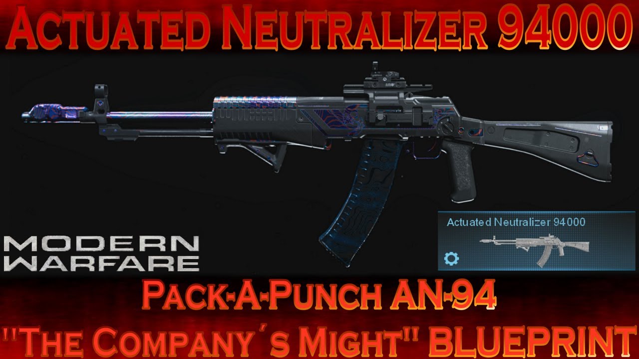 Modern Warfare Actuated Neutralizer 94000 | Pack-A-Puch AN-94 | 