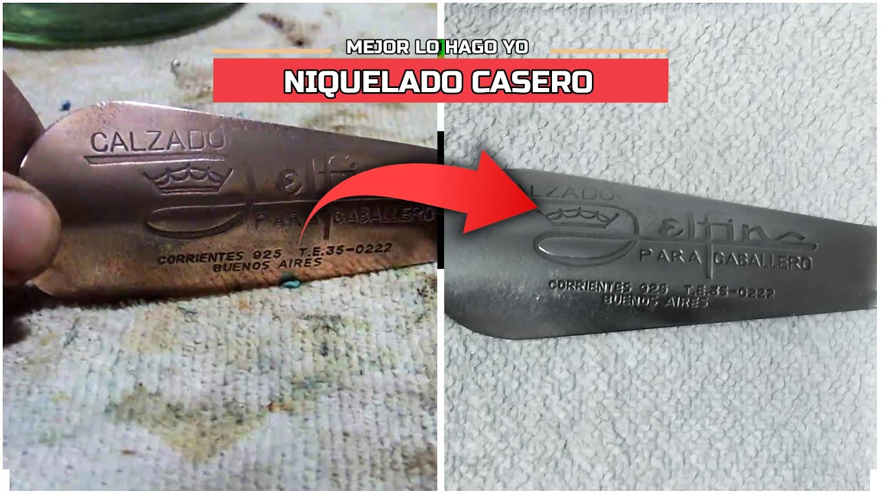 Cómo niquelar en casa | Niquelado Casero