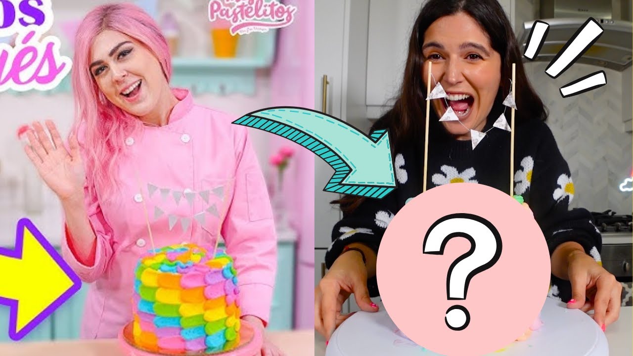 SEGUI el PRIMER TUTORIAL DE MIS PASTELITOS y este fue el resultado! 🌈 Caro Trippar