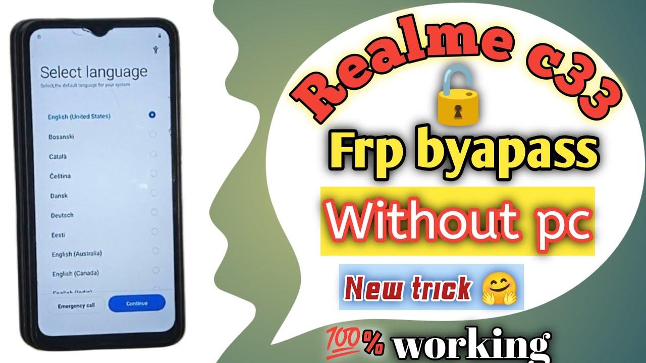 Realme C33 FRP Byapass Without PC | New solution | 100% working