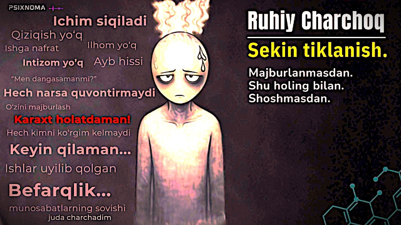 Bu “Jin” yoki “Dangasalik” Emas - Ruhiy Charchoqdan Qutulish - Psixologik Audio Dars
