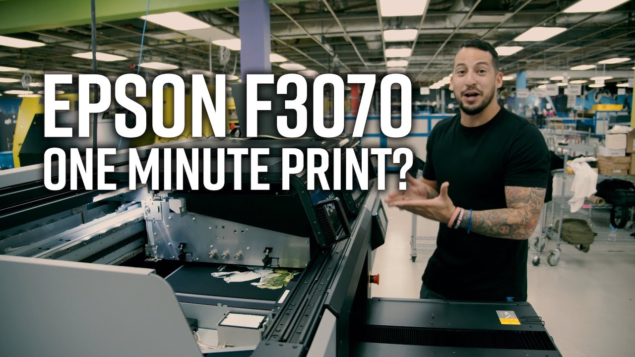 Epson F3070 One Minute Printing Video | AA Print Supply