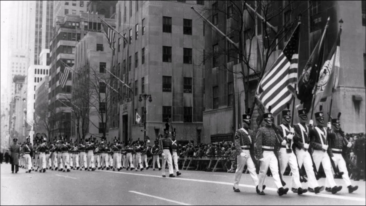 The Pennsylvania Military College Band at the 1965 NYC St. Patrick’s Day Parade