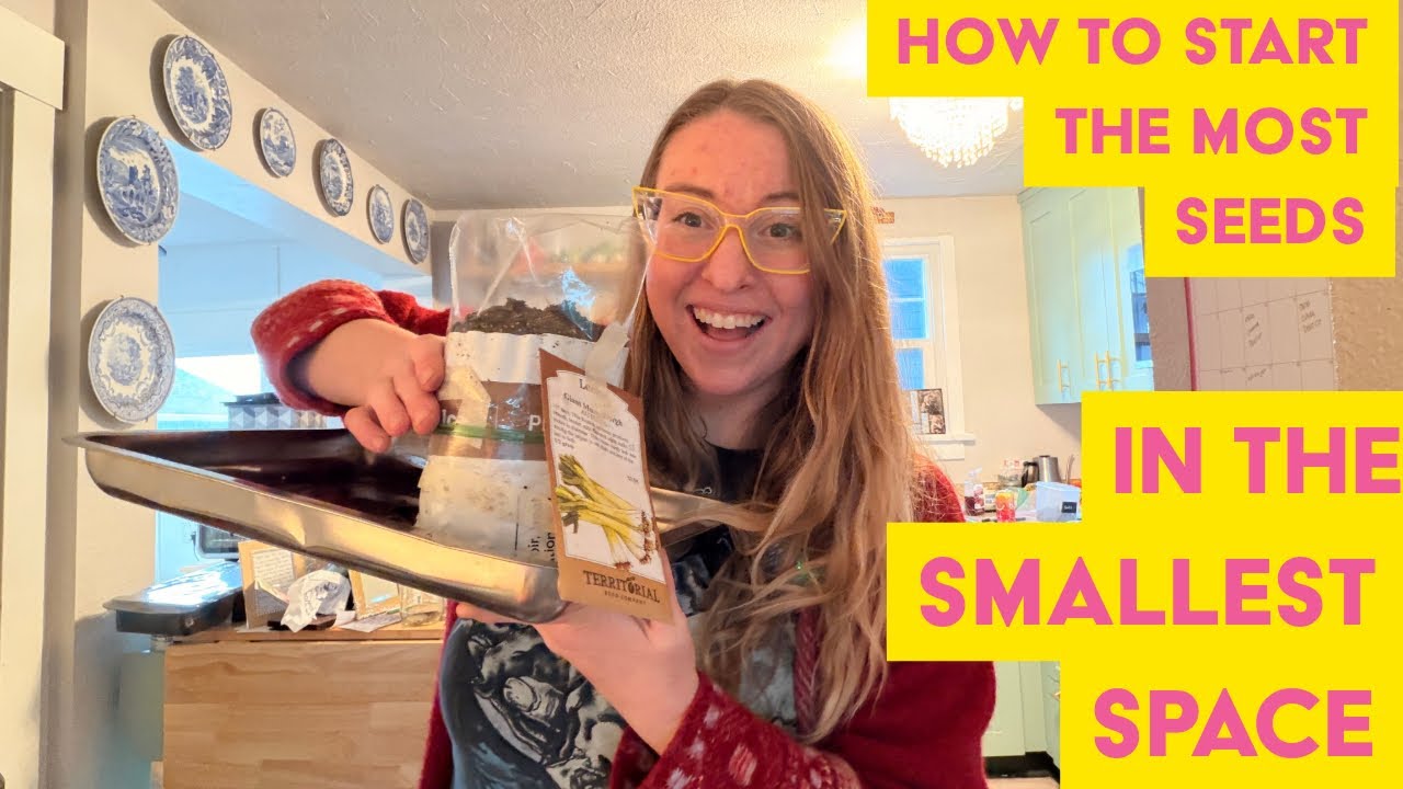 How to grow 100’s of seeds in a small space!