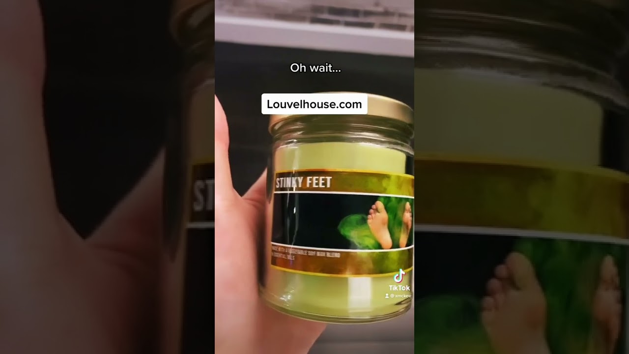 Stinky Feet candle by Louvel House