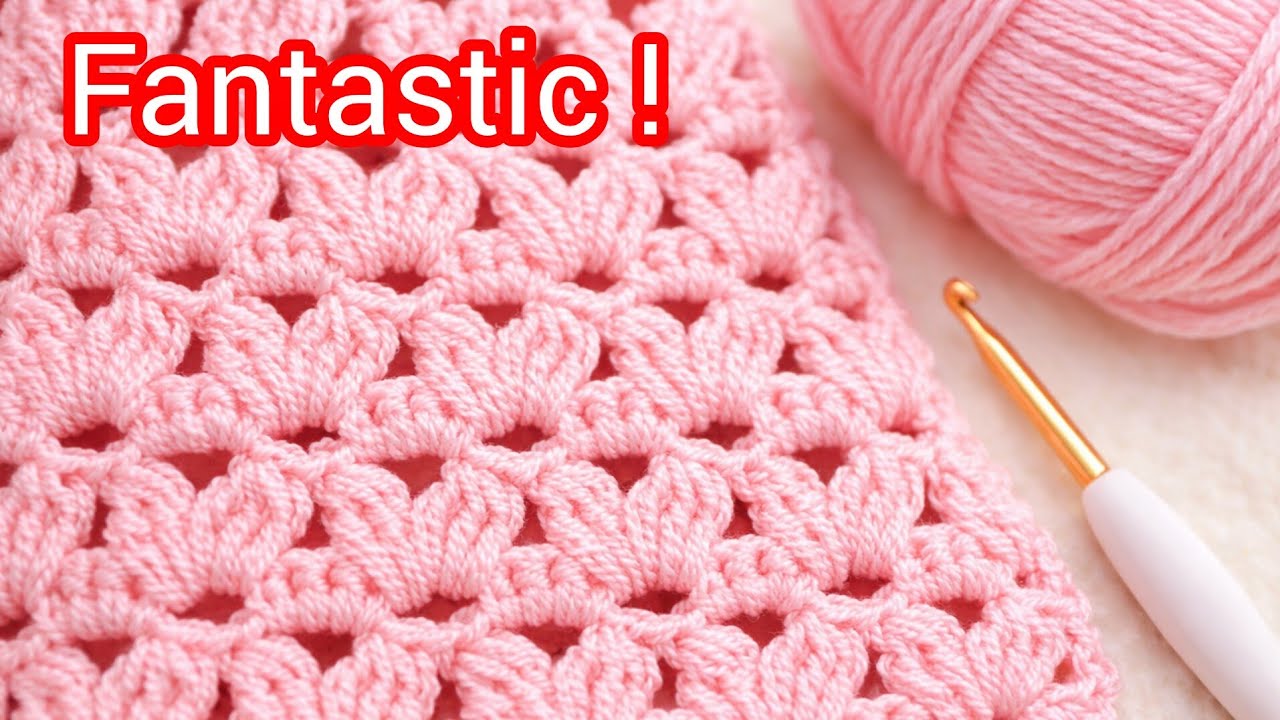 FANTASTIC BABY BLANKET ON A COZY DAY👶Step By Step Crochet Tutorial For Beginners/Easy&Stylish Stitch