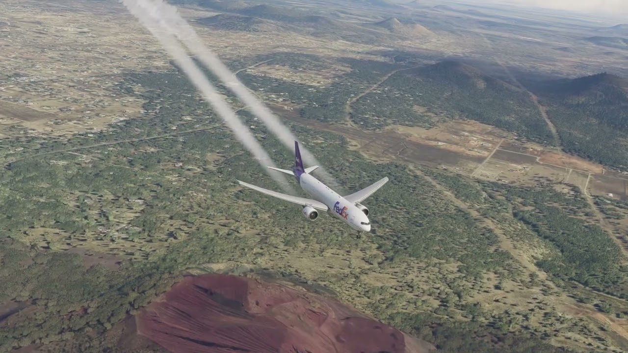 Может ли тяжелый Boeing 777 приземлиться здесь? Прибытие FedEx Express в аэропорт Флагстафф