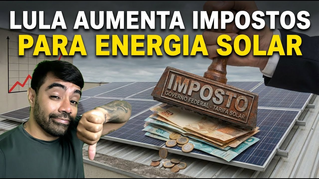 Lula aumenta impostos para Energia Solar !!