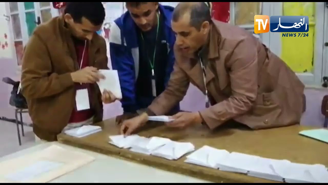 عملية فرز الاصوات بولاية الوادي