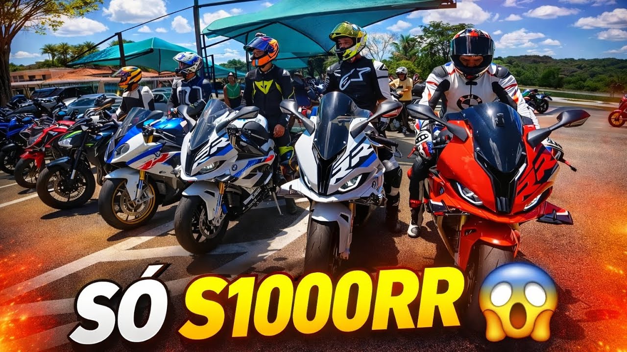 ENCONTREI UM MONTE DE BMW S1000RR NO ENCONTRO DO MILHÃO 😱🔥