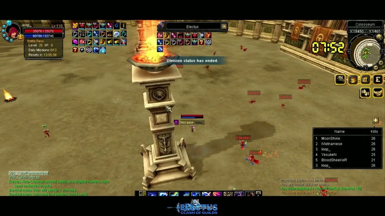 Electus Online | Survival Arena Solo Rank-1 