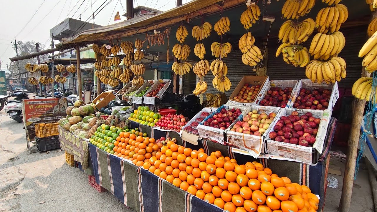 How to decorate fruit shop 💫फलों को दुकान कैसे सजाएं फलों का बिजनेस कैसे करें 💫#cgveervlogs 